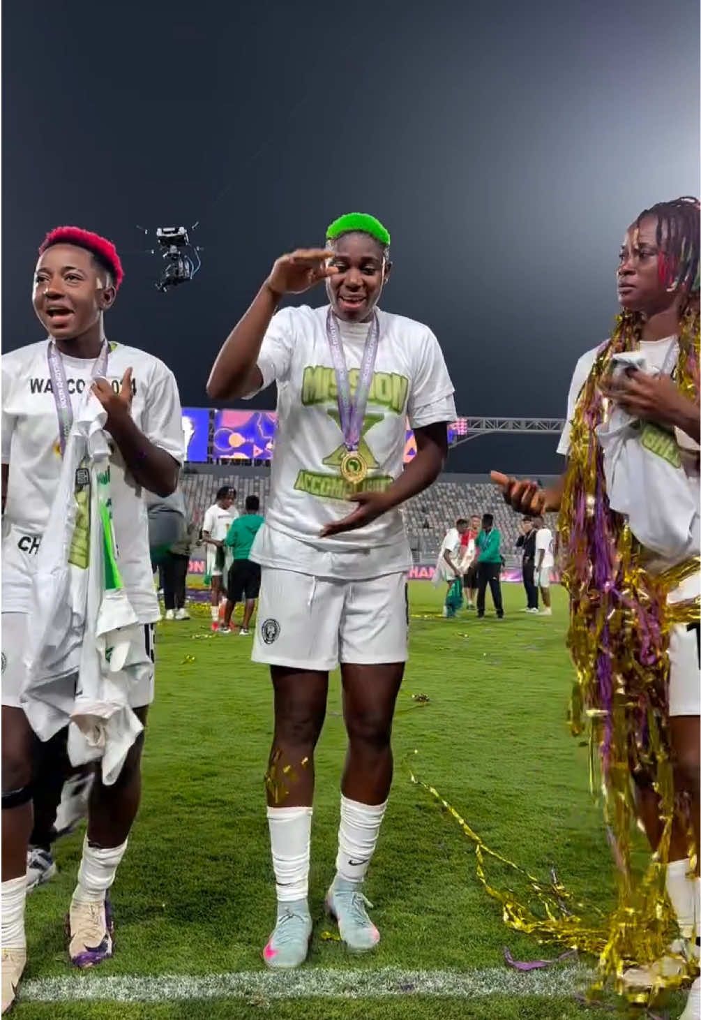 Let’s celebrate now @CAF_Online  #FootballTogether #TotalEnergiesWAFCON2024 #Casablanca #Morocco #SportsTok #CAF #Africanfootball 