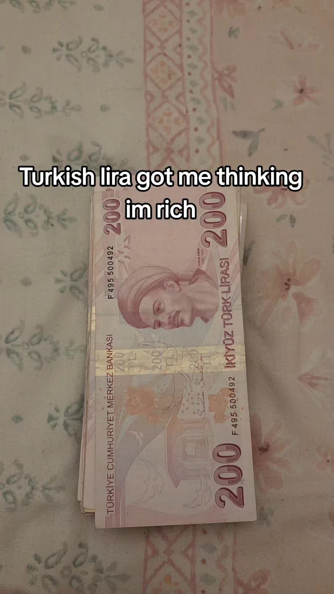 #turkish  #turkey🇹🇷  #lira  #holidays  #spendingmoney 