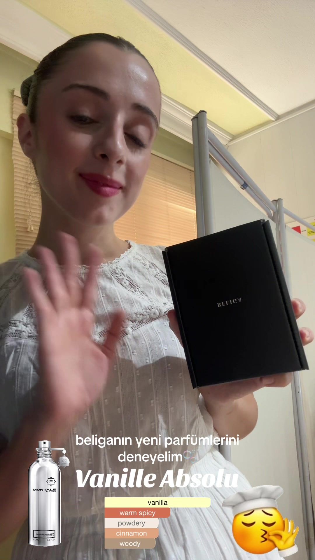 Chef kiss🥳🤍olayziko. vanilya çubuğunu bu şişeye damıtmışlar gibi kokuyor. beliga cebimizi yakma!✨ #ürüngönderisidir *reklam degildir #beliga #vanilleabsolu #vanilyaparfümönerileri #kışlıkvanilyakokusu #barevanilla #fypシ゚ 