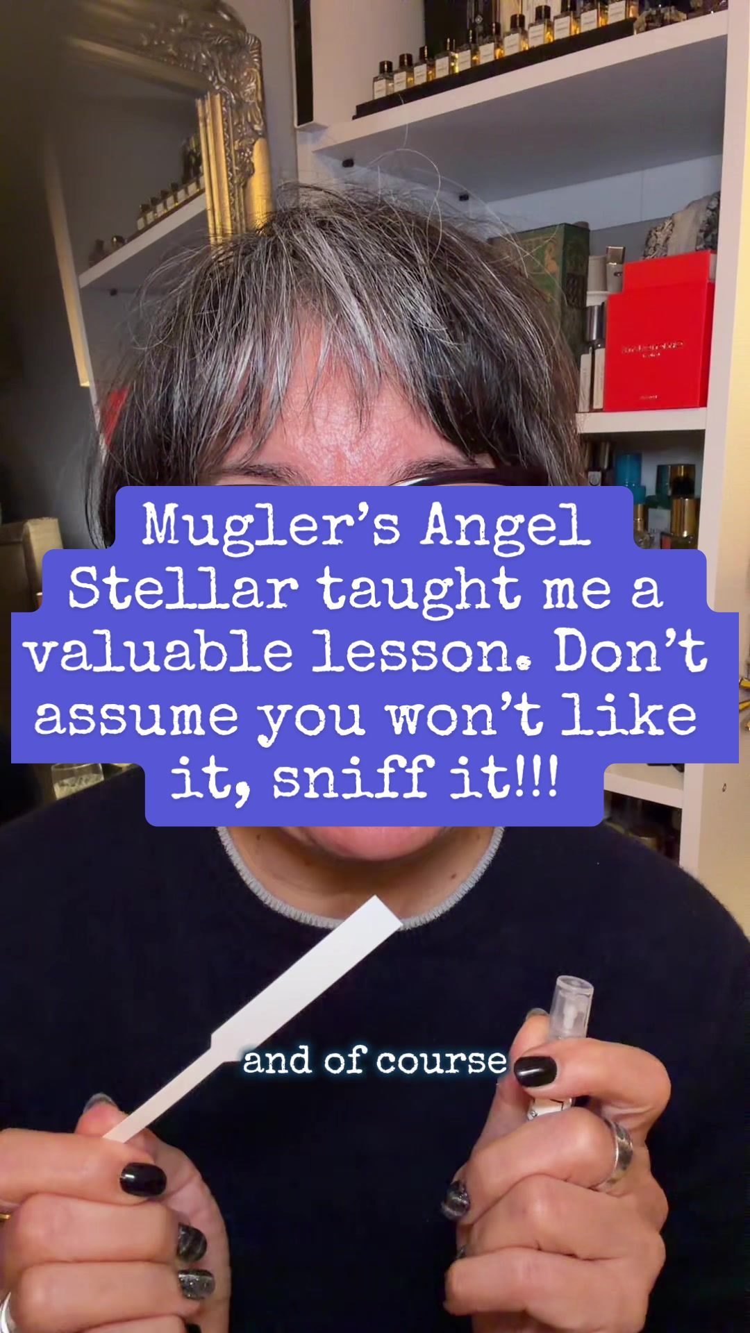 Meeting @LakoooAtHome 🇬🇧 🏳‍🌈 face to face was a joy and she made me smell this. Thank God that she did! @Mugler Angel Stellar was a revelation and a lesson in how closed minded I can be when it comes to fragrance. More fool me. Look what I would have missed out on!